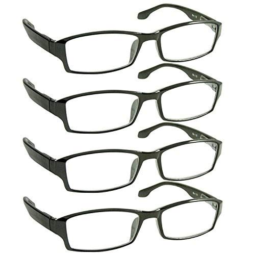 TruVision Readers Reading Glasses - 9501HP - 4-BLACK - 1.75