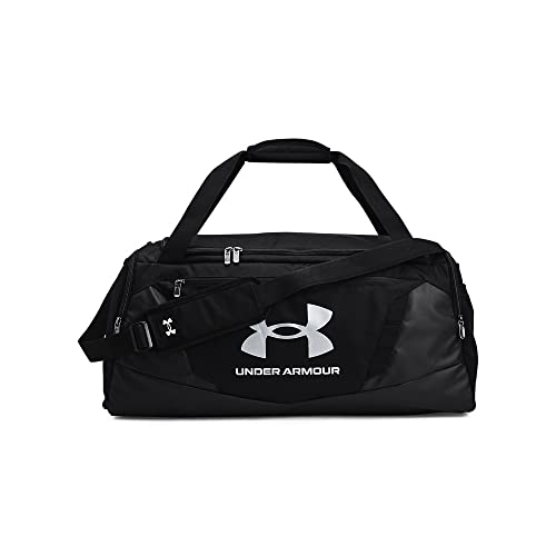 Under Armour Adult Undeniable 5.0 Duffle , Black (001)/Metallic Silver , Small